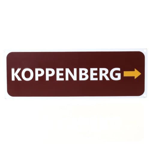 Road Sign Koppenberg