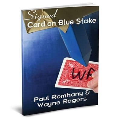 Magic Tricks | The Blue Stake (pro series Vol 5) by Wayne Rogers & Paul Romhany | Book | Card tricks | Close Up