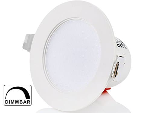 Sweet Spot LED IP44 5 W Dimmable, not flat LED/Rotatable Round White 400 Lumen Modern 1x Weiß, Warmweiß