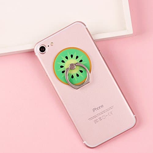 zhuzhij 360 degree rotation Multi-function Cell Phone Holder Pop cellular phone bracket Socket Universal Expanding Stand Grip hands Mount for Smartphones and Tablets - fruit