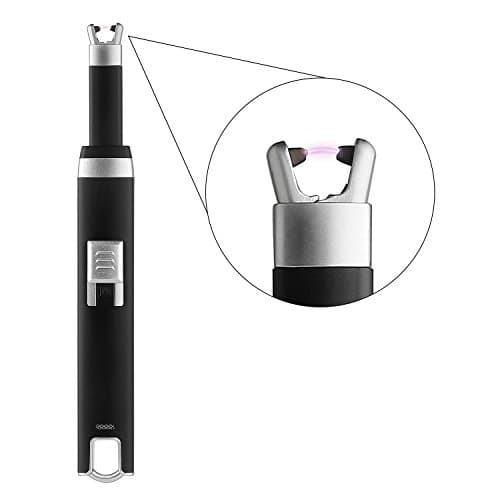 AUTSCA ARC Lighter USB Rechargeable Lighter Flameless Windproof ARC Pulse Long Neck Lighter for Candle, Grill, Stove