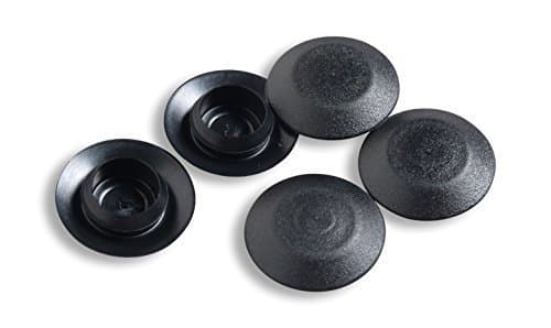 BPF-1/2 0.5 inch Flush Mount Black Plastic Body and Sheet Metal Hole Plugs PDR Paintless Dent Repair (200) by CapPlugs