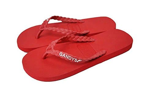 Gandys Red Flip Flops - Size 2/3 - Boxed