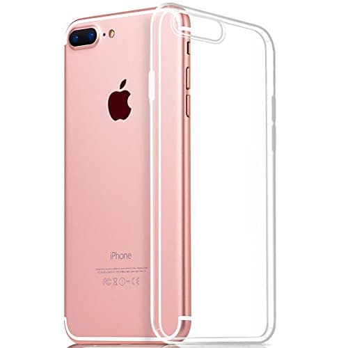 iPhone 8 Plus / 7 Plus Case, Soft TPU Cover Case Shock-Absorption Bumper and Anti-Scratch Clear Back for iPhone 8 Plus and iPhone 7 Plus 5.5"