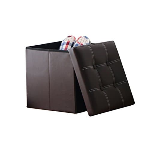 YMXLJF Storage stools, toy storage box, shoe bench, storage stool sofa. (Color : Brown)