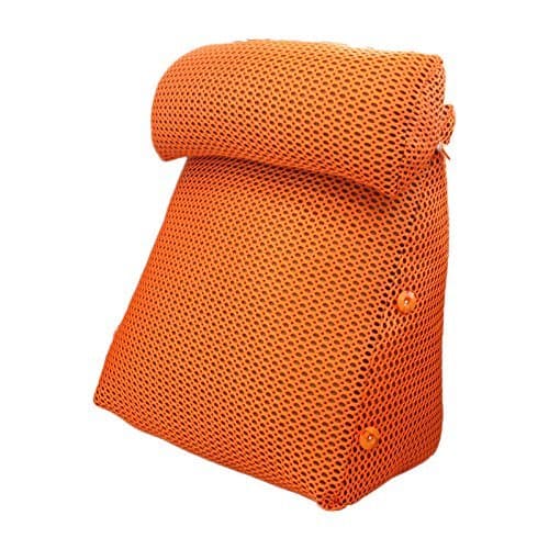 ANDEa Head Pillow Triangle Breathable Sofa Pillow, Bedroom Bedside Sofa Pillow Waist Guard Pillow Waist Pad Office Waist Pillow Backrest Pregnant Pillow Bed Pad 40-60cm Originality ( Color : #1 , Size : 40*15*30CM )