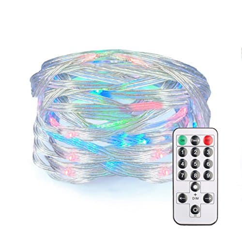 Flexible Wire String Lights Indoor Outdoor with 8 Modes Twinkling Fairy lights with Remote Waterproof for Bedroom, Wedding Party, Patio, Christmas Decoration
