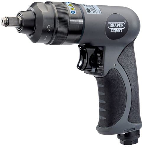 EXPERT 3/8" Sq. Dr. MINI COMPOSITE BODY SOFT GRIP AIR IMPACT WRENCH - Expert Quality, lower noise, low vibration twin hammer action and reverse one-hand, push button operation. Compact size and lightweight with ergonomic handle design for user comfort. The composite body makes this a lightweight but rugged tool that reduces operator fatigue and the 'cold sink' effect. Display carton.