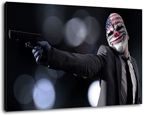 Dark Payday improved format 60x40 cm finished framed art print images as mural - Cheaper than oil painting or painting - NOT a poster or banner,