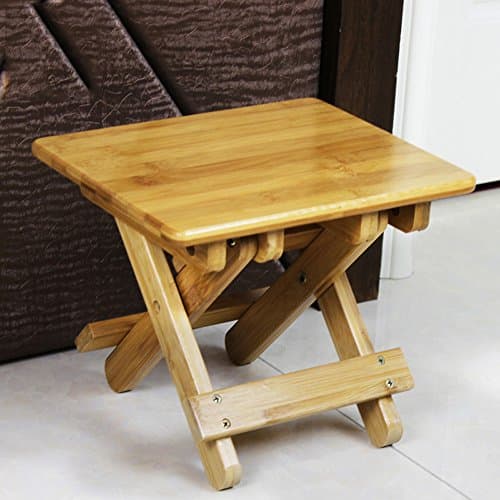 ZDD Folding Stool, Bamboo, Small Bench, Children Folding Stool, Portable Outdoor Mazar, Fishing Chair, Square Stool Adult Home