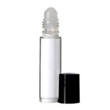 5 x empty glass bottle with rollerball and cap -Ideal for essential oils,massage/fragrance and perfume oils-The Perfume People