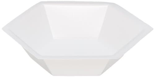 HWB-300 Polystyrene Hexagonal Anti-Static Weighing Dish, Medium, 50mL Capacity (Case of 500)
