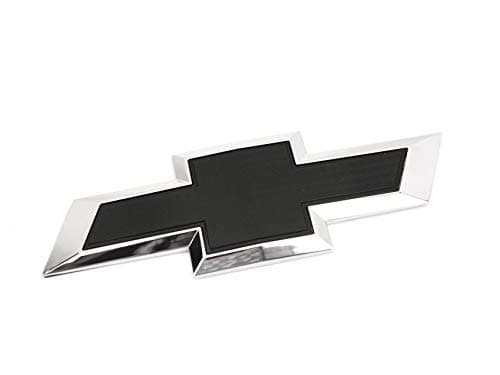 1 New Custom Black & Chrome Silverado 2014-2018 Tailgate Bow TIE Emblem