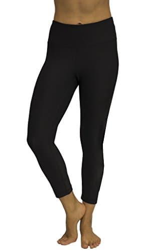 Velocity - Women's Solid Black Leggings - Performance Yoga Pants - Small