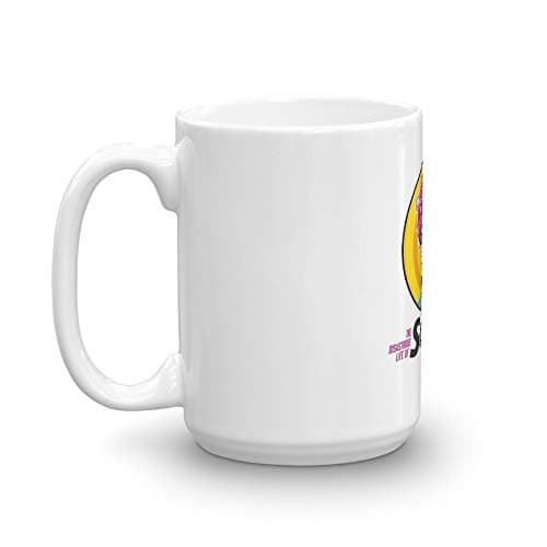 saiki with logo Mug 15 Oz White Ceramic