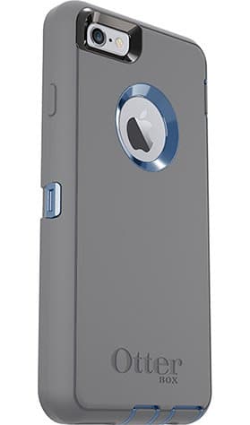 iPhone 6s Case - OtterBox Defender Series Case for Apple iPhone 6/6s (Case Only - Holster Not Included) (Gunmetal Grey - Royal Blue)