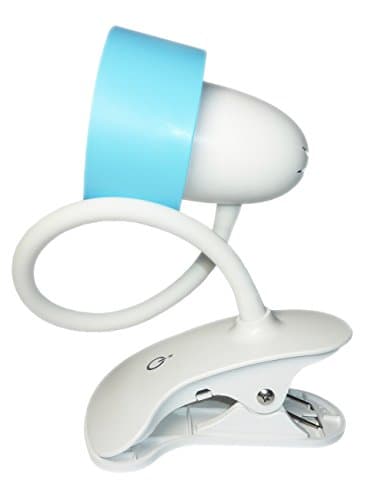Book Light Clamp Lamp Rechargeable: for Desk Bed Headboard Computers Readers Kids Children - 3 Level Dimmable Desk Lamp