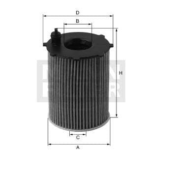 Oil filter replacement MANN 65002792