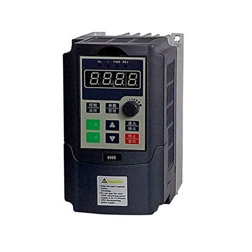 Mini Portable 0.75kw-G 220V Single Phase Frequency Converter 220V 3 Phases Output Frequency Inverter Built-in User Timer - Black