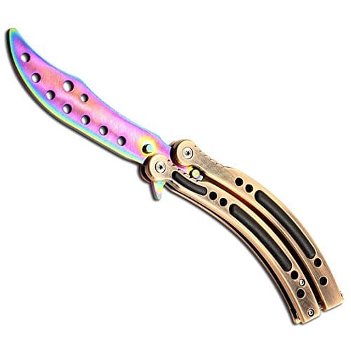 Era Demon Training Tactical Knife, Cross Fire Cs:Go Practice No Sharp Knife Handle Folding Tactical Training Knife