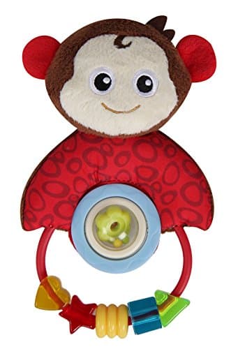 Cute Monkey Color Beads Rattle T22017-1