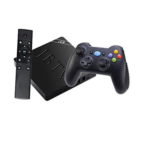 JESUS BOX TV THE 4K GAMERS BUNDLE " 4K Android 5.1 TV Box + 1 Wireless Game Controller"