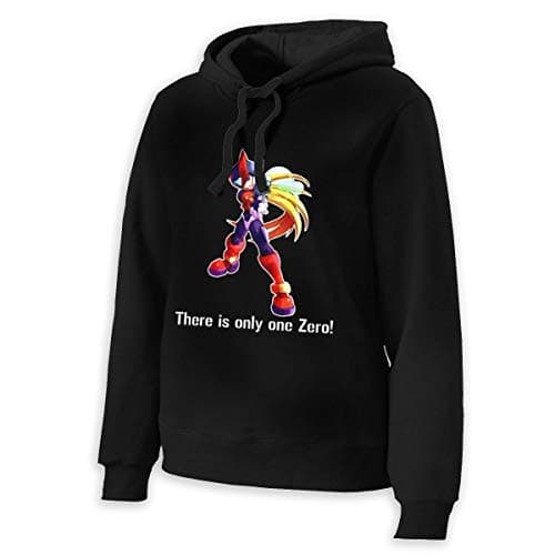 Genwonimasile748 Womens Zero Mega Man Zero Video Game Character Classic Hoodies Hooded Sweatshirt