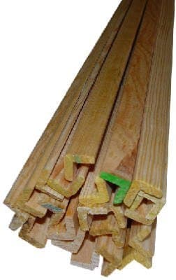 Thunderbird Forest Outside Wood Corner 3/4 X 3/4 X 8 ' Solid Pine Bulk by ALEXANDRIA MOULDING