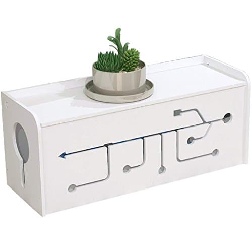 Flowing Water Cable Storage Box,Splicing Cable Management Box Organizer Power Strip Box,For Power Cable And Plug,Kids & Pet Friendly,26 * 13 * 15Cm [Energy Class A]