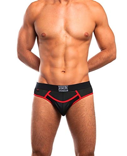 J.A. Flex Fit Army Brief Black/Red SM