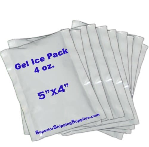5 oz Gel Ice Pack 4" x 5" (25 Count)
