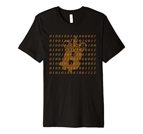 I Am Satoshi Nakamoto in Binary T-shirt