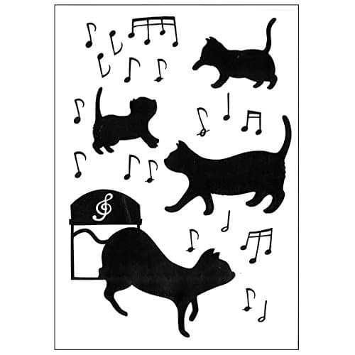 House Zed wall stickers with notes NWS-78