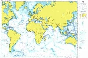 UKHO BA Chart 4001: A Planning Chart for The Atlantic and Indian Oceans