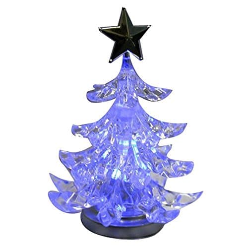 USB Christmas Tree, Casety USB Powered Mini Multicolor LED Christmas Tree for Desk Lamp Decoration ,7 kinds of colors (4.5"H)