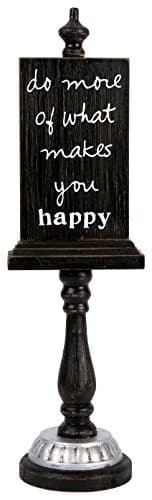 C.R. Gibson Tall Plaque Stand, Black