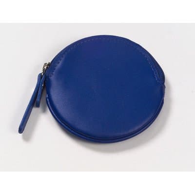 Round Coin Purse in Blue