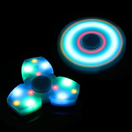 Winbuyer LED Light Switch Fidget Spinner MINI Bluetooth Speaker Music EDC Hand Spinner For Autism And Kids Adult Funny Fidget Toy