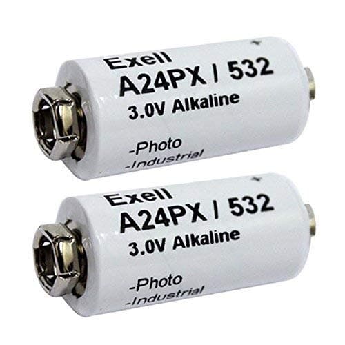 Exell Battery A24PX 3-Volt Alkaline Battery (2 Pack)