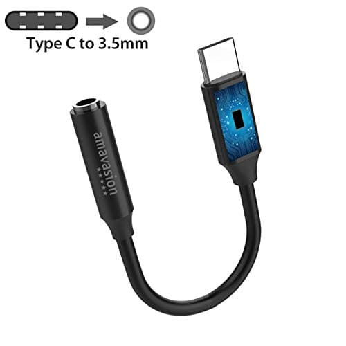 Pixel 2 USB-C to 3.5mm Headphone Audio Adapter Cable,Amavasion Type C AUX Microphone Stereo Cord for Google Pixel 2/Pixel 2 XL, HTC, Motorola Moto Z, Essential PH-1, LG and Other USB C Devices