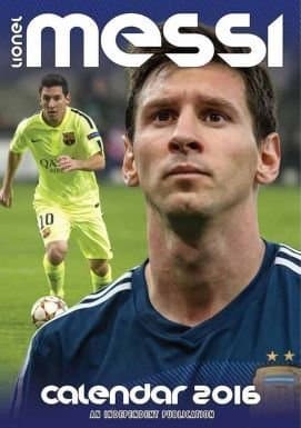 Lionel Messi 2016 Calendar A3