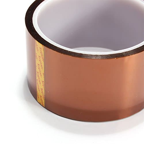 REPKORD Extra Wide Kapton polyimide Tape 50mm width 33M/108ft long, 3D printing bed, printer build plate, Electronics, Etching, Circuit Boards, extreme temperature resistance