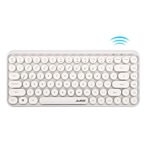HELLOLAND Ajazz 308i Bluetooth Wireless Gaming Keyboard 84 Classic Round Keys Teclado For Windows Mac Android PC Laptop APPLE IOS System