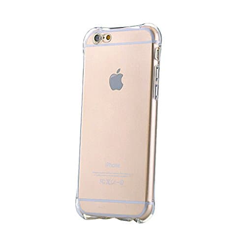 iPhone 6/6S Plus Protective Case - Gradual Coloring - Anti Shock Absorbent Technology - Anti Scratch - Flexible Fit - 4 Protective Edges - Camera Lense and Side Buttons Protection - Huexii (Clear)