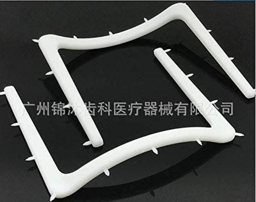 2pcs/Set Dental Rubber Dam Frame Surgical Instruments Holder Plastic Rubber Dam Holder