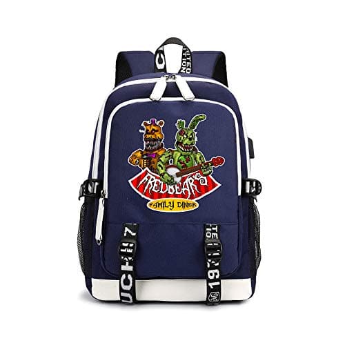 Five Nights at Freddy's Casual Backpack Backpack Camping Hiking Backpack Printed School Rucksack Trekking Rucksack Travel Bag Unisex (Color : Blue03, Size : 31 X 16 X 45cm)