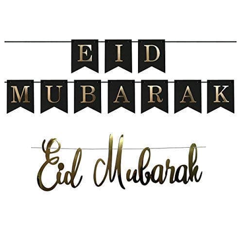 Gold Eid Mubarak Hanging decoration Bundle