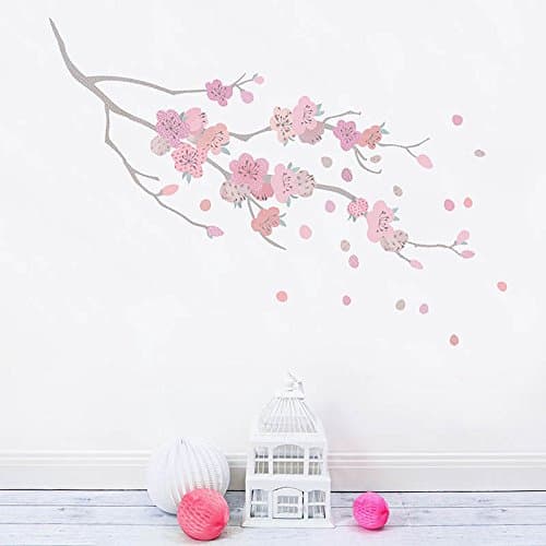 Cherry Blossom Branch Fabric Wall Decals