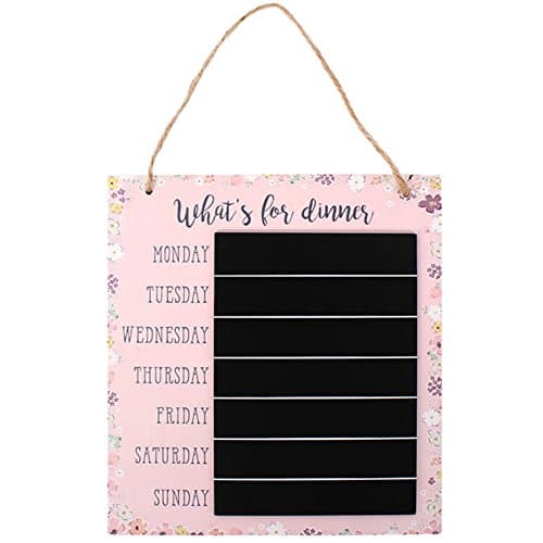Wall Plaque Shabby Chic "What's For Dinner?" Chalk Board Plaque