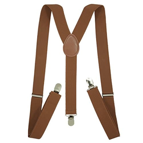 SEEMAVIMen's Suspenders - 1" Width Adjustable Straps - Stylish Y Back Style by SEEMAVI